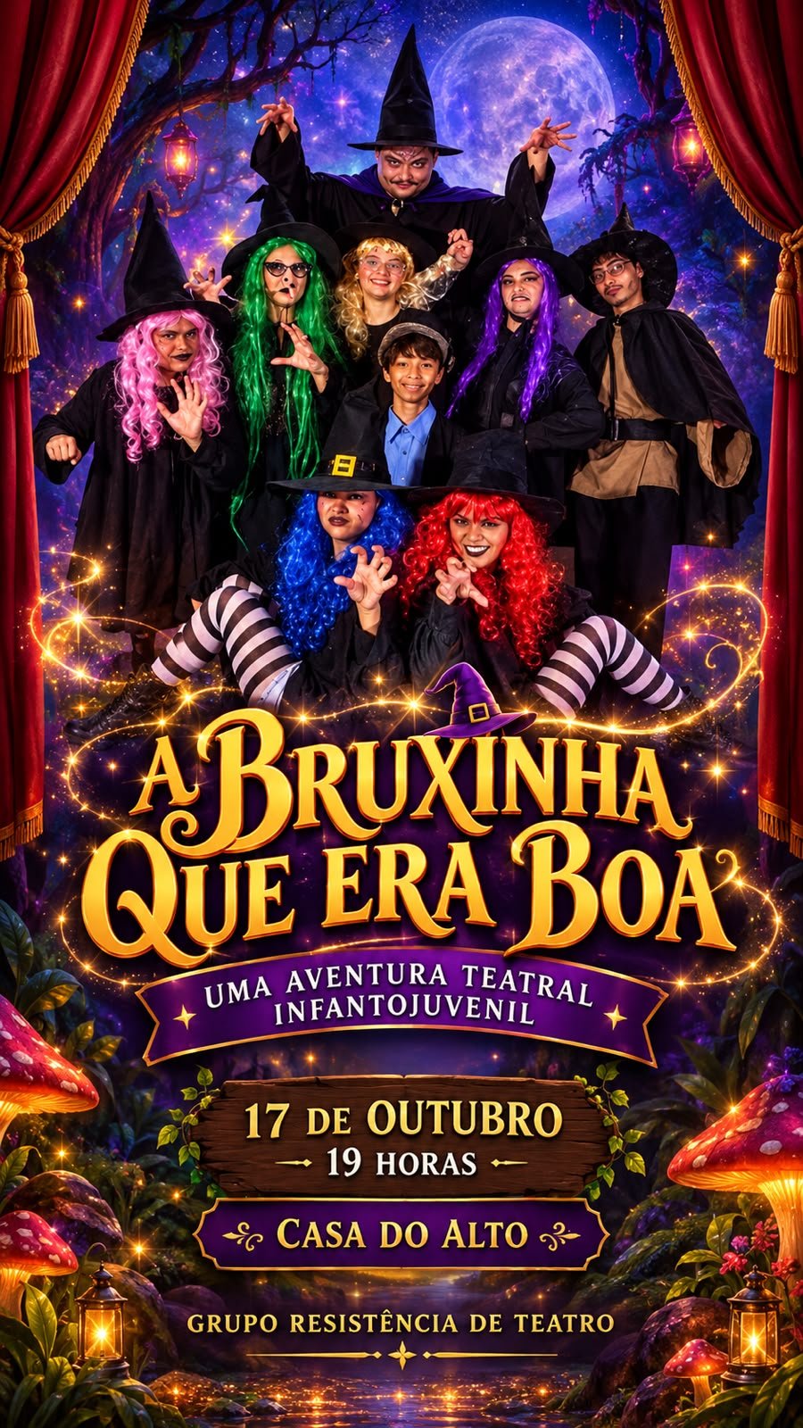 A Bruxinha Que Era Boa - De Maria Clara Machado por Grupo Resistencia de Teatro